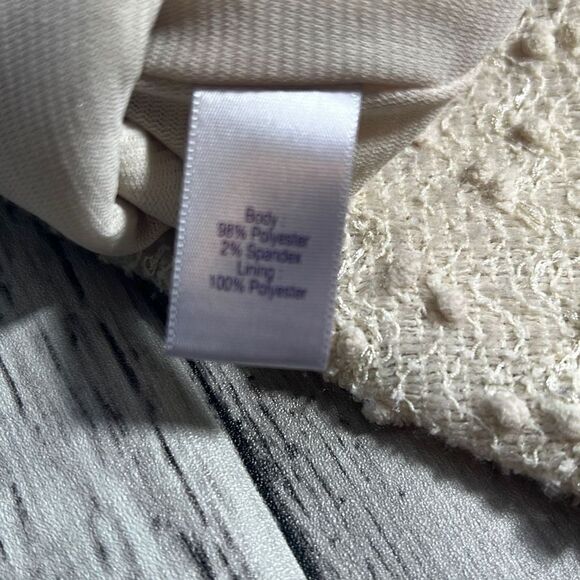 JENNIFER LOPEZ SIZE M  LIGHT WEIGHT SEQUINED SWEATER W BEHIND THE NECK SASH / BO - Picture 6 of 10